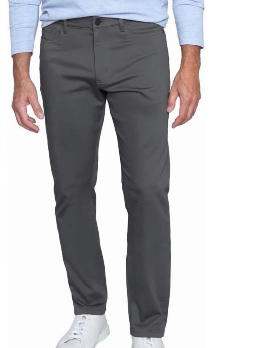 Men's English Laundry Pants Charcoal Gray Size 36 x 32 Straight Leg